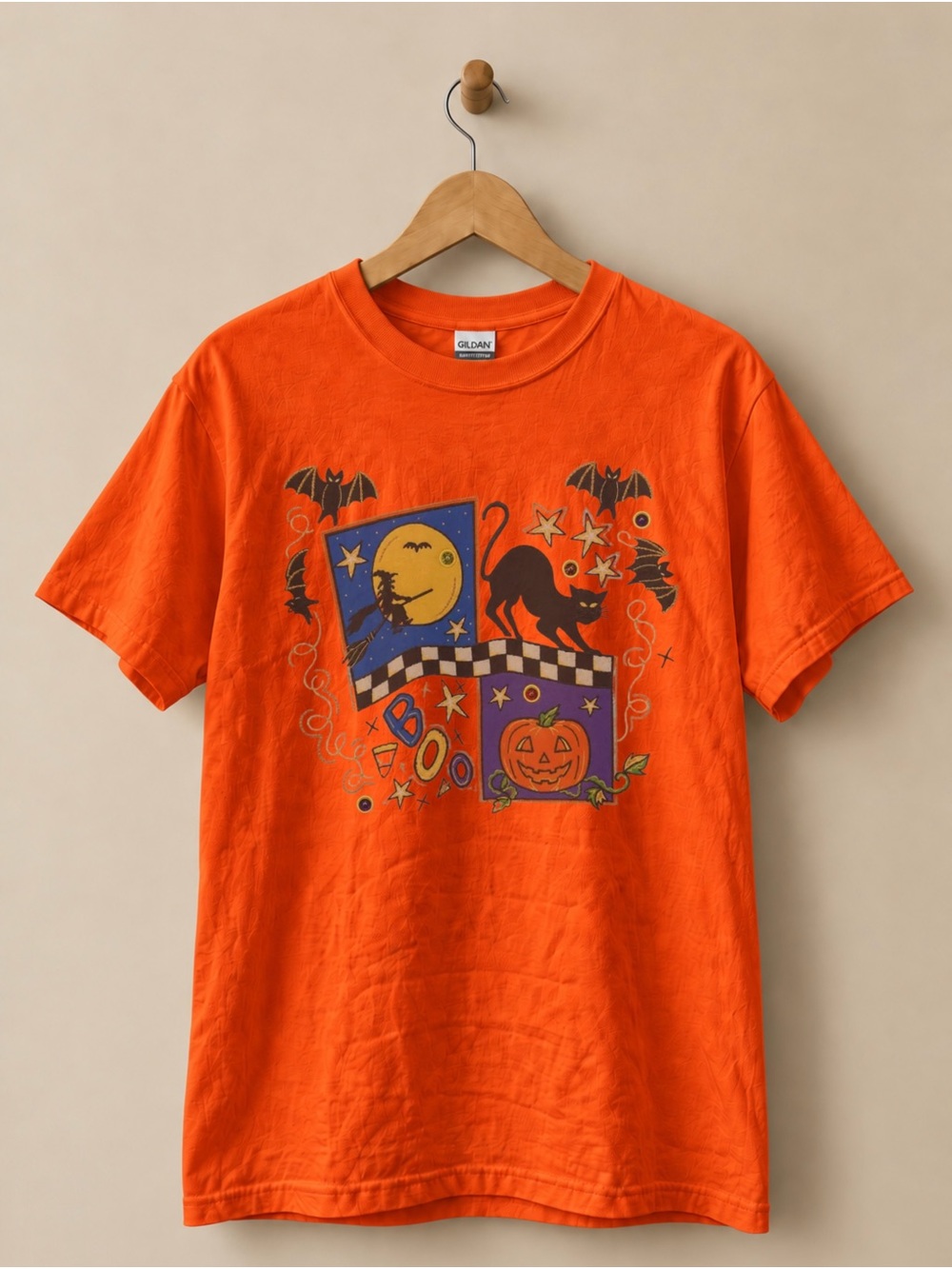 Pumpkin Ghost Black Cat Fall Unisex T-shirt Halloween Spooky Season Tee